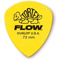 Dunlop Tortex Flow Yellow 0.73mm Players (12 Pack)