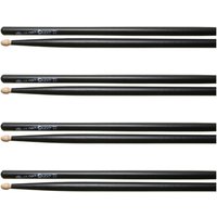 Los Cabos Next Generation Maple 8-11 Black Drumsticks 4 Pair Pack