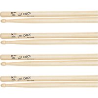 Los Cabos 5A Maple Wood Tip Drumsticks 4 Pair Pack