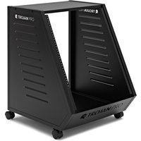 Trojan Pro Teneo 13U Wheeled Studio Rack Unit Black
