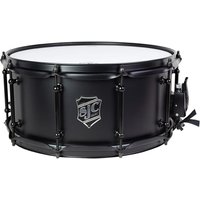 SJC Alpha Black Steel 14 x 6.5 Snare Drum