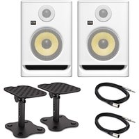 KRK ROKIT RP5 G5 Studio Monitor Bundle White