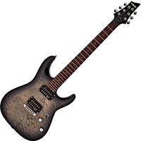 Schecter C-6 Plus Electric Guitar Charcoal Burst - Ex Demo