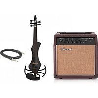 GEWA Novita 3.0 5 String Electric Violin With Adapter Pack Black