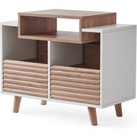 Norstone Oslo Vinyl 800 Cabinet White / Clear Oak