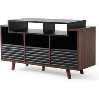 Norstone Oslo Vinyl 1200 Cabinet Black / Walnut