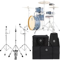 Dixon Drums Little Roomer Gig Pack w/Hardware & Bags Cerulean Frost