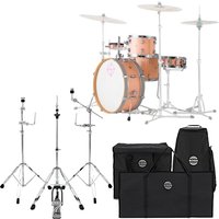 Dixon Drums Little Roomer Gig Pack w/Hardware & Bags Satin Peach Fuzz