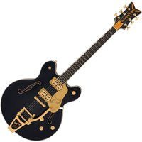 Grestch Falcon Center Block LTD with String-Thru Bigsby and Gold Hardware EB Midnight Sapphire