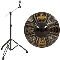 Meinl Classics Custom Dark 20" Heavy Ride & Gear4music Boom Arm Stand Black