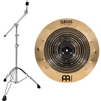 Meinl Classics Custom Dual 18 China & Heavy Duty Cymbal Boom Stand by Gear4music