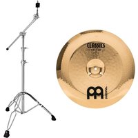 Meinl Classics Custom 16" China & Heavy Duty Cymbal Boom Stand by Gear4music