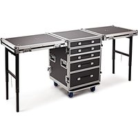 Trojan Pro 5-Drawer Dual Table Heavy-Duty Wheeled Flight Case