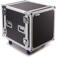 Trojan Pro 12U Heavy-Duty Wheeled Rack Flight Case
