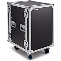 Trojan Pro 16U Heavy-Duty Wheeled Rack Flight Case