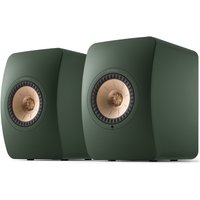 KEF LS50W Wireless II Bookshelf Speakers (Pair) Moss Green