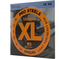 DAddario EPS540 XL Pro Steels Electric Light Top Heavy Bottom 10-52