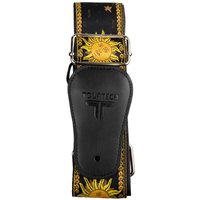 Tourtech Guitar Strap Sun Black Jacquard