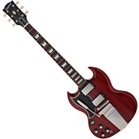 Epiphone 1964 SG Standard Maestro Vibrola Reissue Left Handed Cherry Red