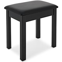 VISION Piano Stool with Storage by Gear4music Black