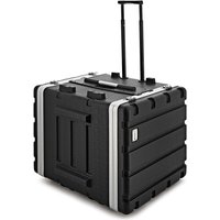Trojan Pro 10U ABS Wheeled Rack Case