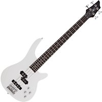 3/4 Chicago Bass Guitar by Gear4music White