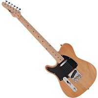 Knoxville Left Handed Electric Guitar by Gear4music Natural