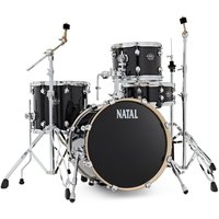 Natal Arcadia Poplar 18 Drum Kit w/Hardware Black