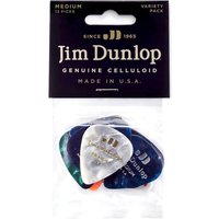 Dunlop PVP106 Celluloid Pick Variety Pack Medium (12 Pack)