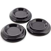 Grand Piano Castor Cups by Gear4music Pack of Three