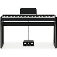 Keynote Compact Digital Upright Piano with Bluetooth Black