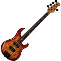 Sterling StingRay 5 HH RAY35HH Spalted Maple Blood Orange Burst