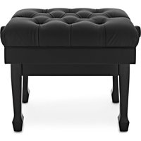 Deluxe Hydraulic Piano Stool by Gear4music Satin Black