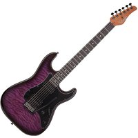 Schecter Traditional Pro Ebony Transparent Purple Burst - Ex Demo