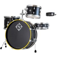 Dixon Drums Little Roomer 20 5pc Shell Pack Gloss Black w/Yellow Hoops