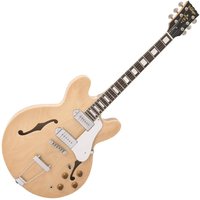 Vintage VSA500 Reissued Semi Acoustic Natural Maple - Nearly New