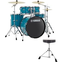 Yamaha Rydeen 20" Drum Kit with Paiste Cymbals & DS550U Drum Throne Sky Blue