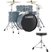 Yamaha Rydeen 20" Drum Kit with Paiste Cymbals & DS550U Drum Throne Gloss Pale Blue