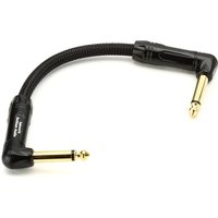 Warm Audio 6-Inch Premier Gold Right Angle to Right Angle Pedalboard Patch Cable