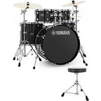 Yamaha Rydeen 20" Drum Kit with Paiste Cymbals & DS550U Drum Throne Black Glitter