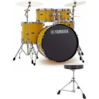 Yamaha Rydeen 20" Drum Kit with Paiste Cymbals & DS550U Drum Throne Mellow Yellow