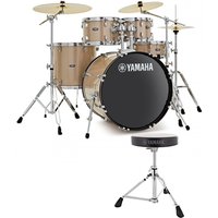 Yamaha Rydeen 22" Drum Kit with Paiste Cymbals & DS550U Drum Throne Champagne Glitter