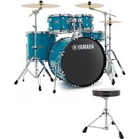Yamaha Rydeen 22" Drum Kit with Paiste Cymbals & DS550U Drum Throne Sky Blue