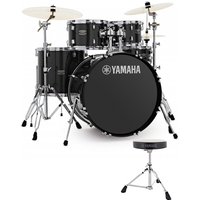 Yamaha Rydeen 22" Drum Kit with Paiste Cymbals & DS550U Drum Throne Black Glitter