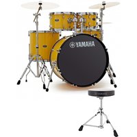 Yamaha Rydeen 22" Drum Kit with Paiste Cymbals & DS550U Drum Throne Mellow Yellow