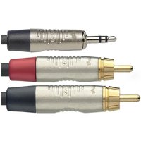 Stagg 1.5m Stereo Mini Jack to RCA Cable