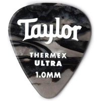Taylor Picks Premium 351 Thermex Ultra Black Onyx 1.00mm 6 Pack