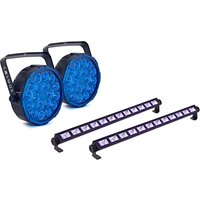 Cosmos LED UV & Wall Wash Lighting Pack by Gear4music