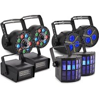 Cosmos Strobe Derby and LED Party Lights Bundle