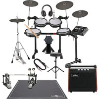 Yamaha DTX6K5-M Electronic Drum Kit With Double Pedal Custom Bundle